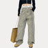 Leaopard printed jeans